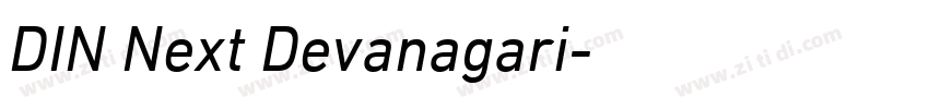 DIN Next Devanagari字体转换 DIN Next Devanagari字体转换
